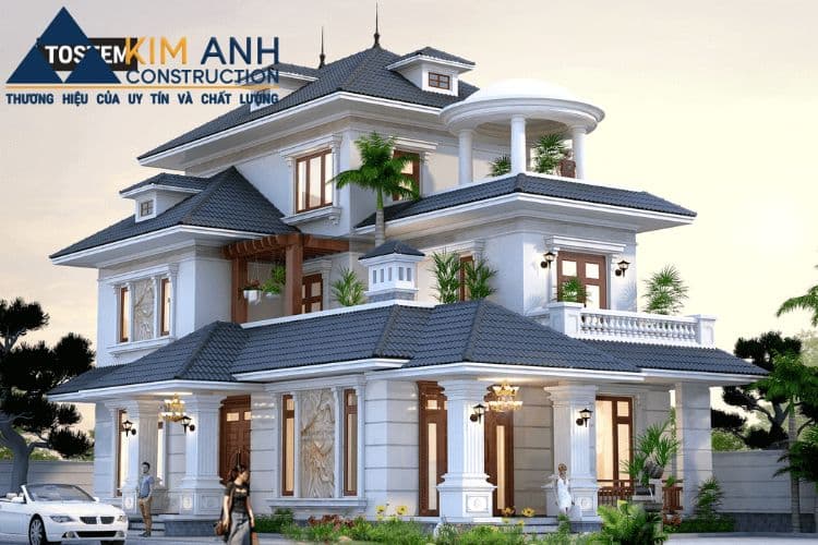 biet thu 3 tang mai nhat