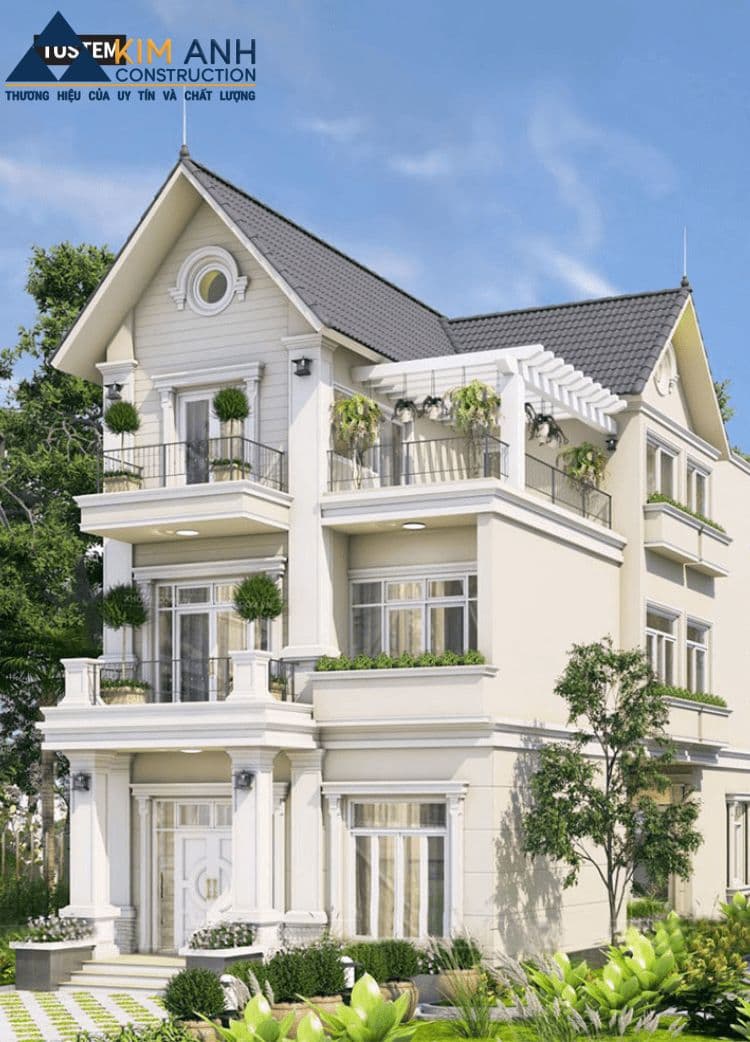 biet thu 3 tang mai thai