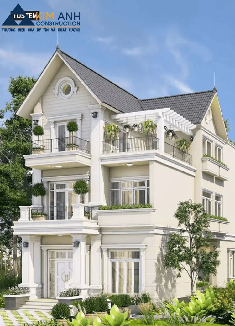 biet thu 3 tang mai thai