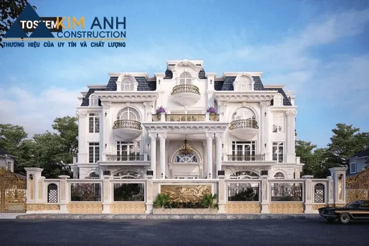 biet thu 3 tang tan co dien