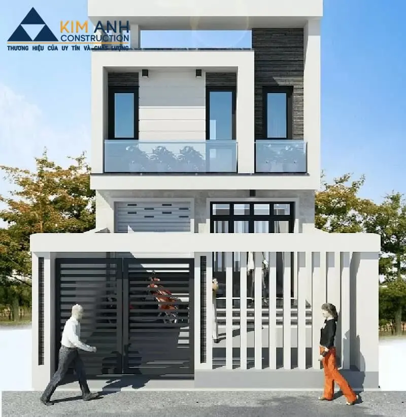 mau nha ong 2 tang 3 phong ngu