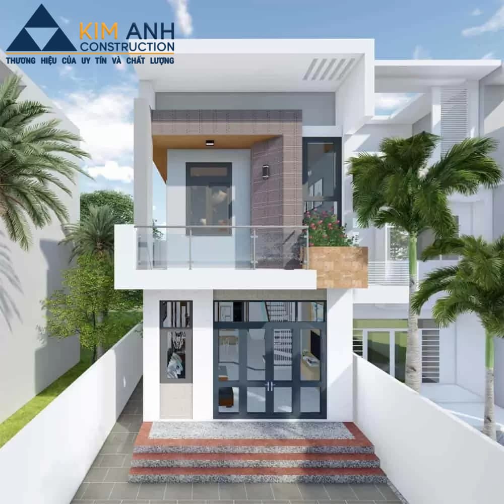 mau nha ong 2 tang mai bang