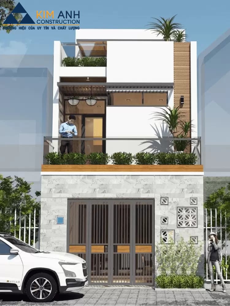 mau nha ong 2 tang mai bang