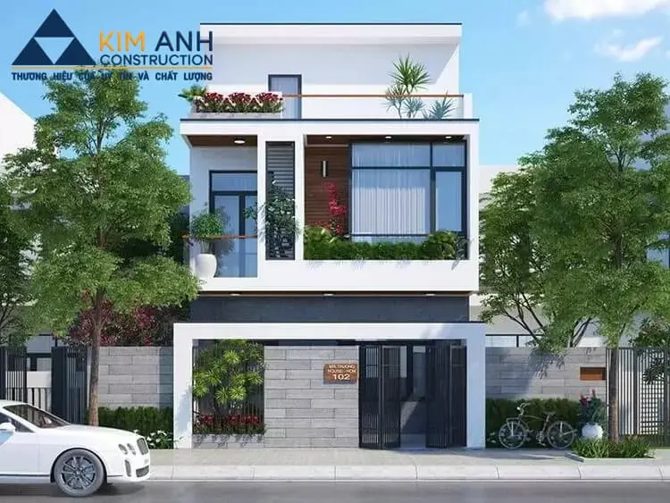 mau nha ong 2 tang mat tien 6m