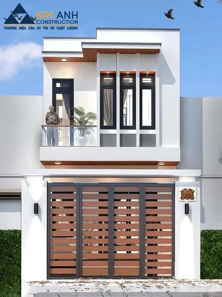 mau nha ong 2 tang hien dai