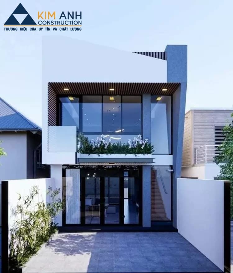 mau nha ong 2 tang 5x20