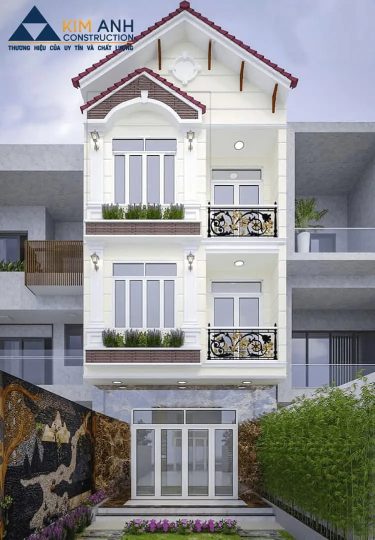 mau nha ong 3 tang mai ngoi