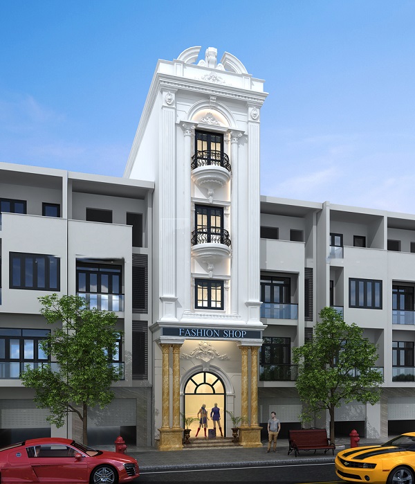 mau mat tien nha ong tan co dien - www.xaydungkimanh.com