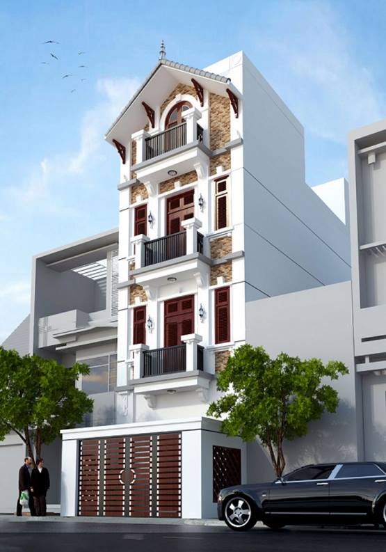 mau mat tien nha ong tan co dien - www.xaydungkimanh.com