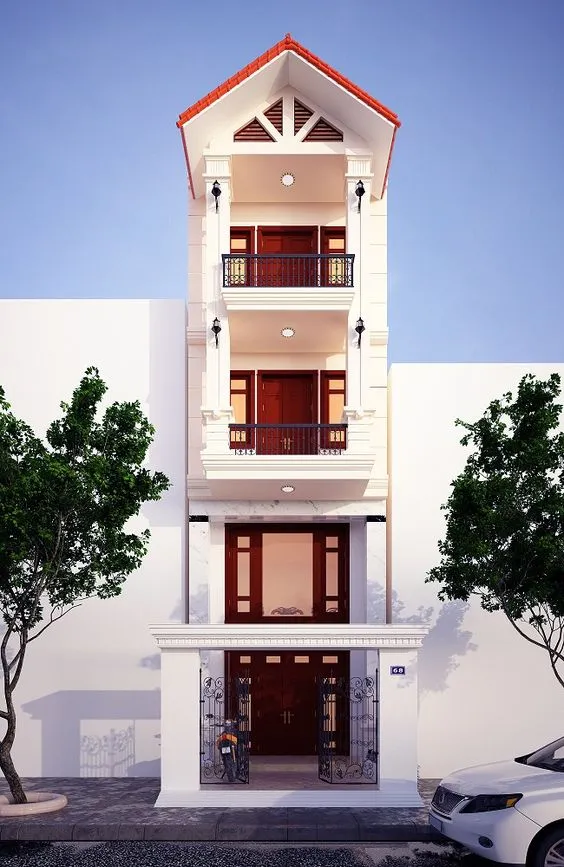 mau mat tien nha ong tan co dien - www.xaydungkimanh.com