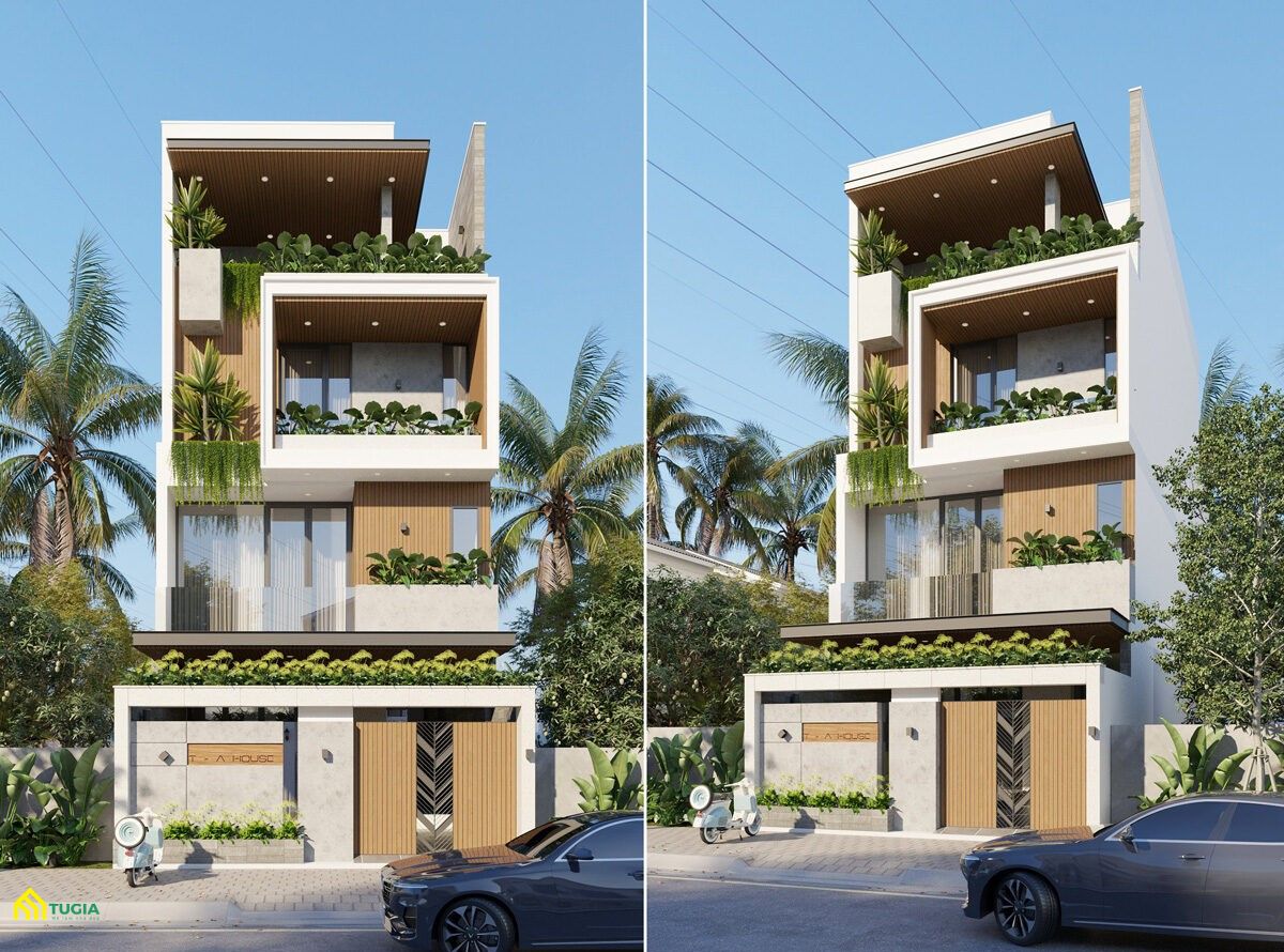 mau nha pho dep mai lech