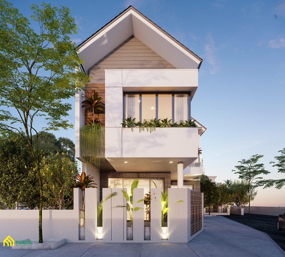 mau nha pho dep mai lech