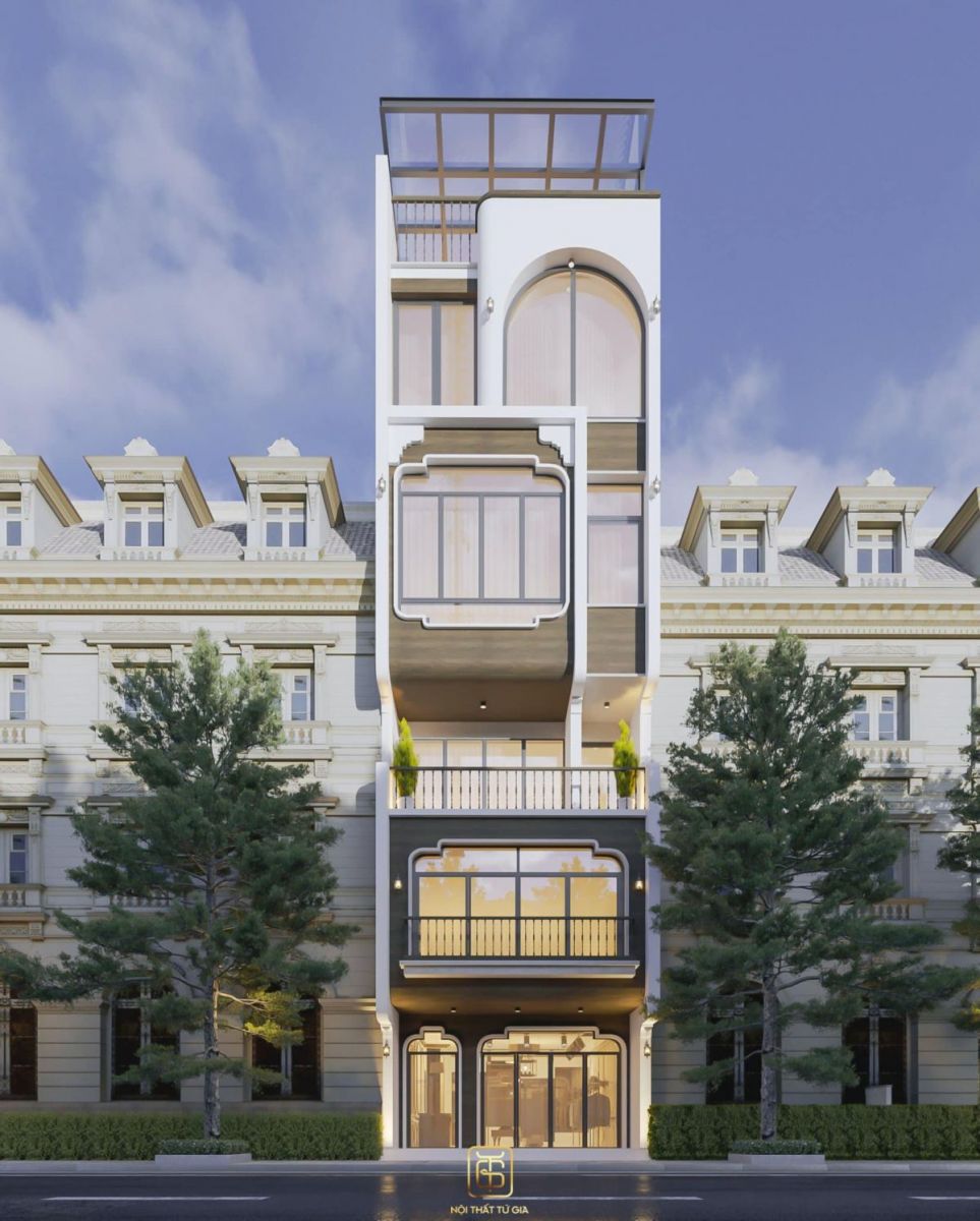 mau thiet ke nha pho dep mat tien 4m