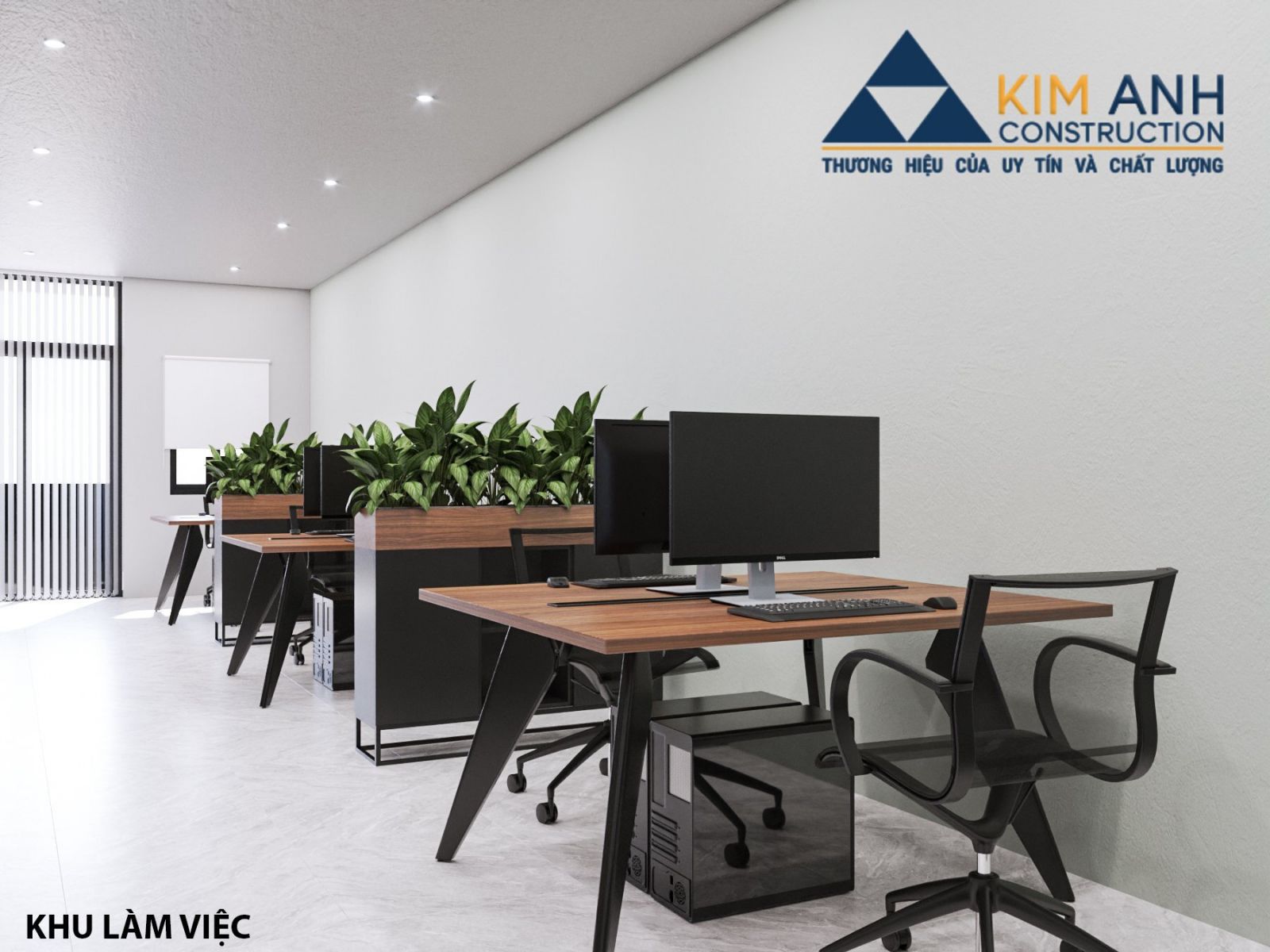 quán cafe kết hợp văn phòng - khu văn phòng