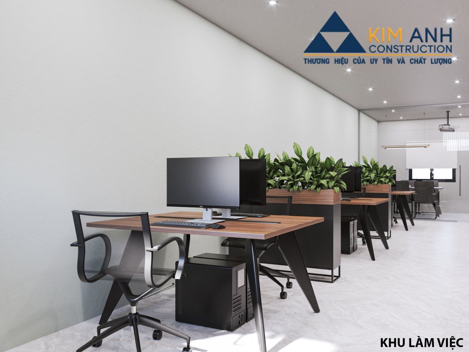 quán cafe kết hợp văn phòng - khu văn phòng