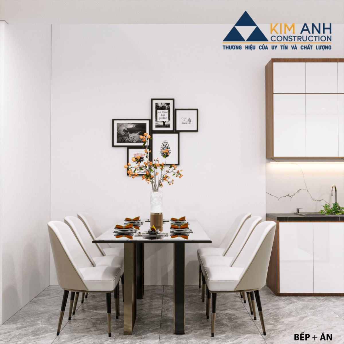 quán cafe kết hợp văn phòng - khu nhà bếp