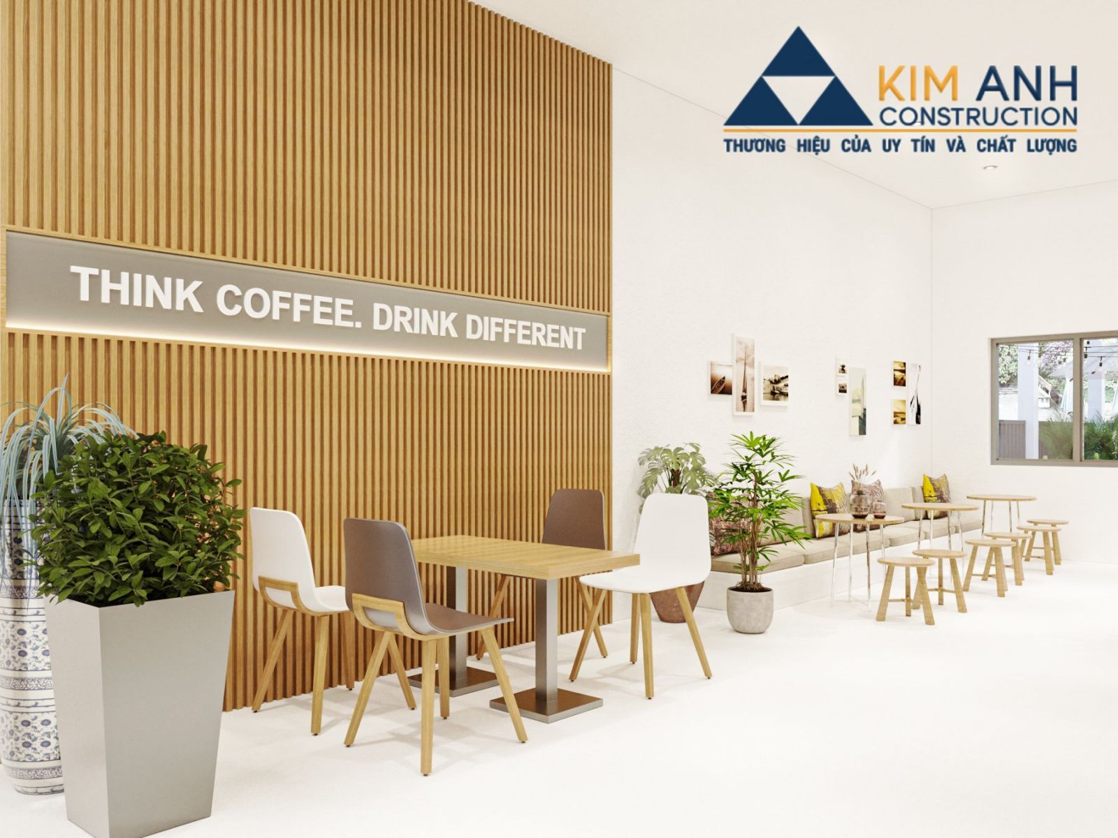 quán cafe kết hợp văn phòng