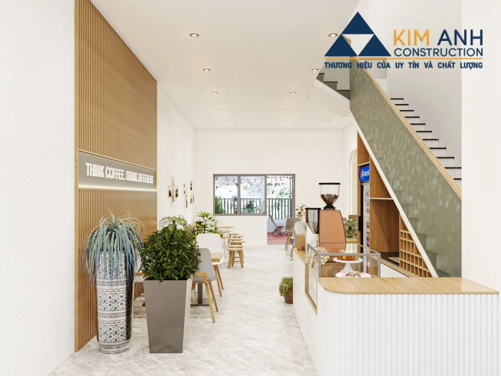 qu&aacute;n cafe kết hợp văn ph&ograve;ng