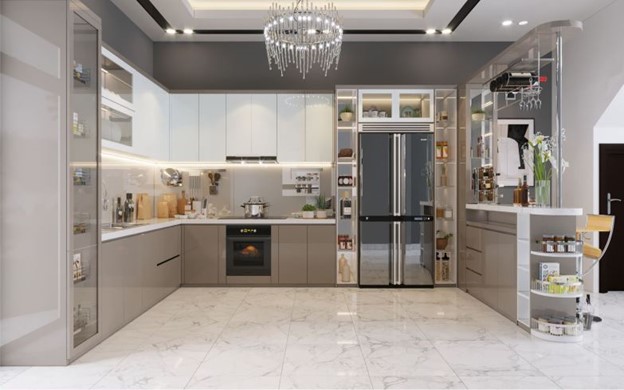 Thiết kế phòng bếp hiện đại - xu hướng thiết kế của thờI đại-xaydungkimanh.com