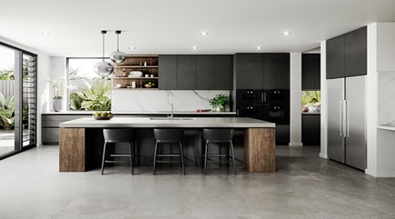 Thiết kế phòng bếp hiện đại - xu hướng thiết kế của thờI đại-xaydungkimanh.com