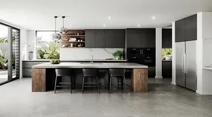 Thiết kế ph&ograve;ng bếp hiện đại - xu hướng thiết kế của thờI đại-xaydungkimanh.com