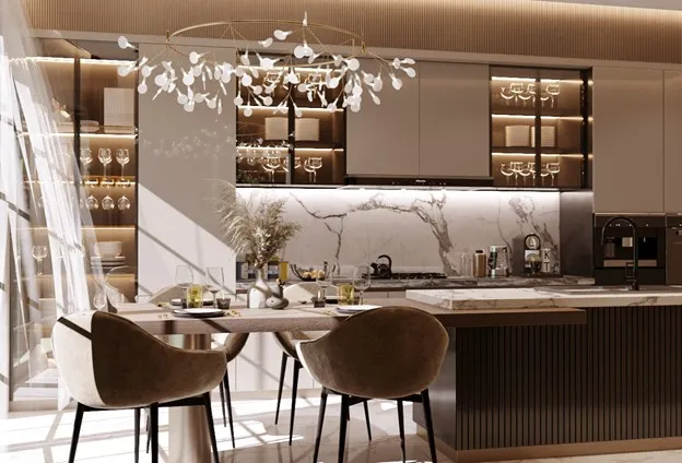 Thiết kế ph&ograve;ng bếp hiện đại - xu hướng thiết kế của thờI đại-xaydungkimanh.com