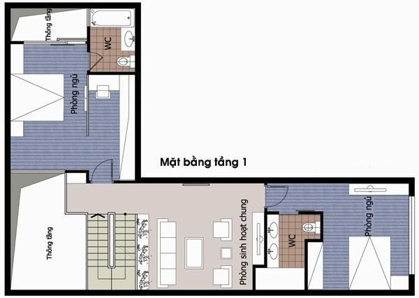 phong thuy nha hinh chu l - www.xaydungkimanh.com