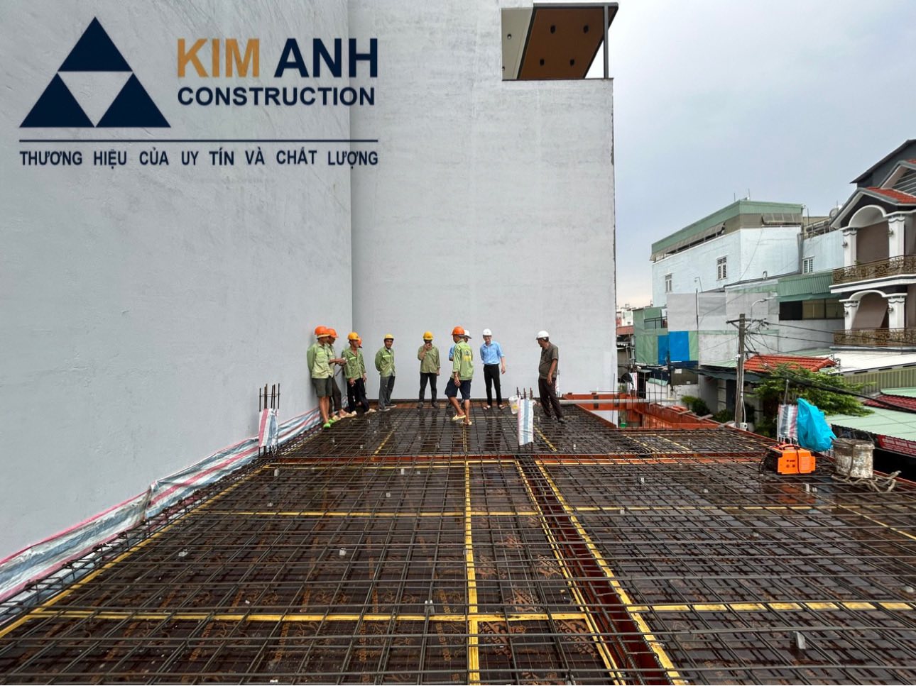 Sử dụng cục kê bê tông mác cao (Con kê chuẩn)