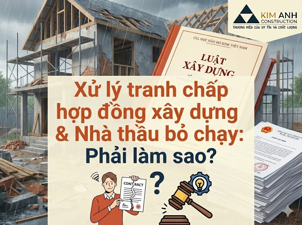 tranh chấp hợp đồng xây dựng