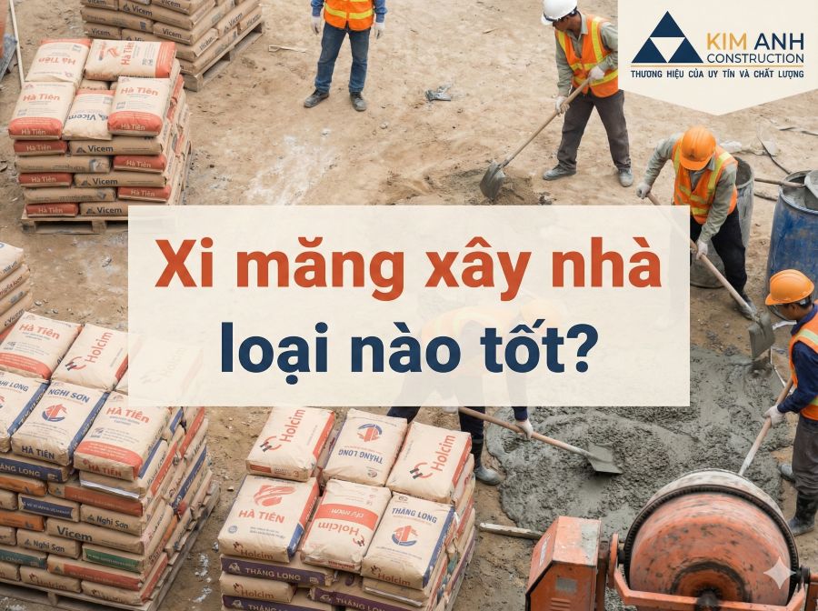 xi măng xây nhà loại nào tốt