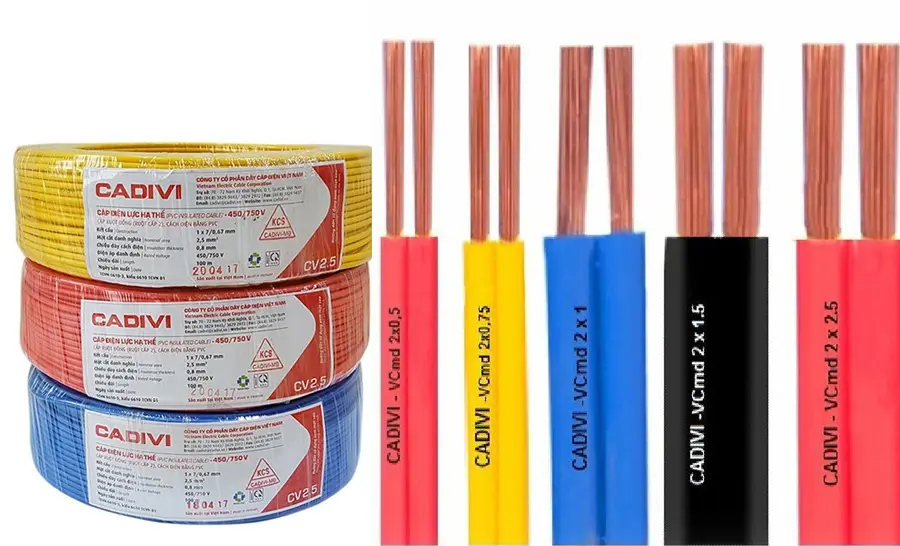 d&acirc;y điện Cadivi