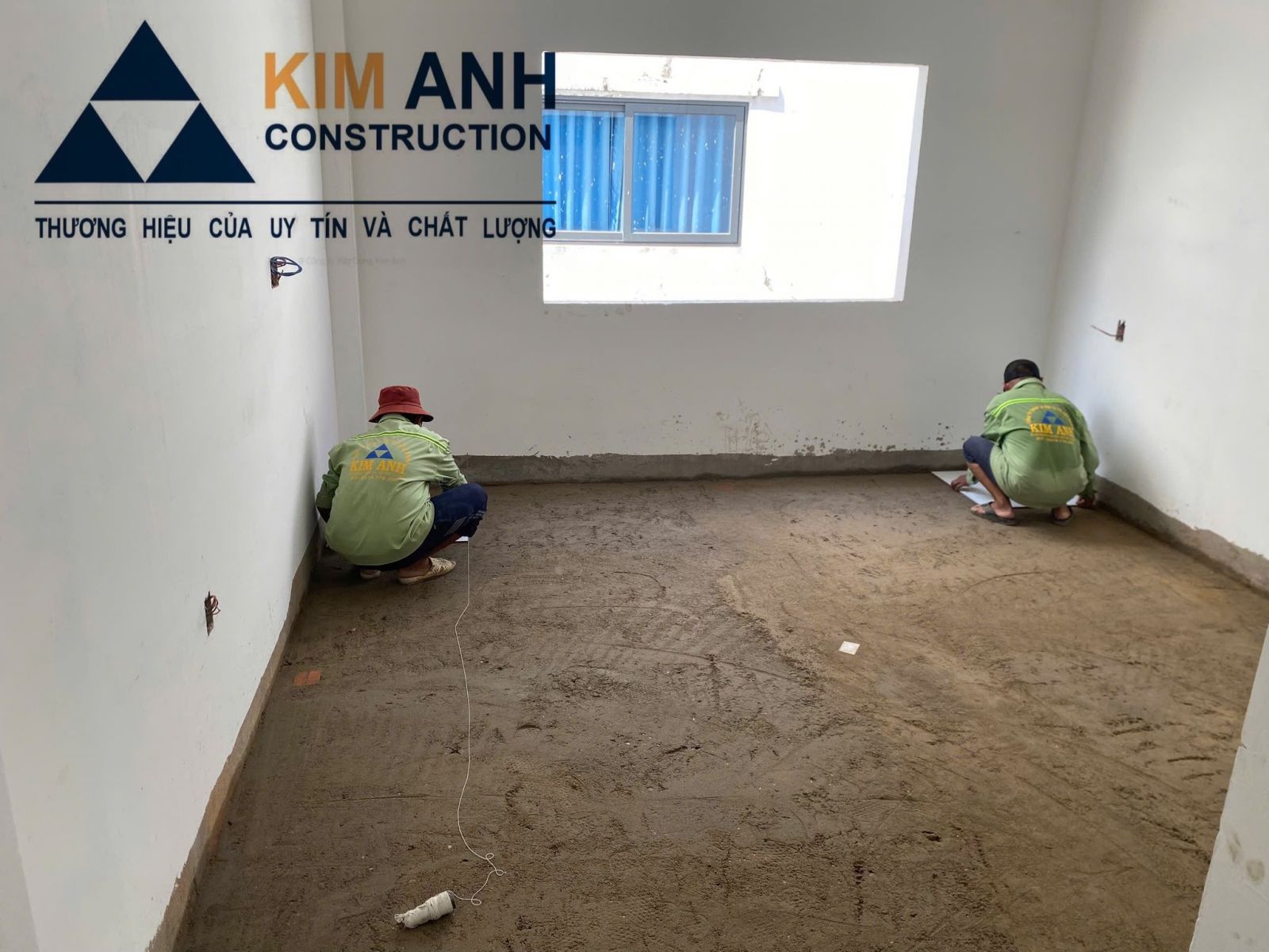 Giai đoạn thi công mái và tô trát tường