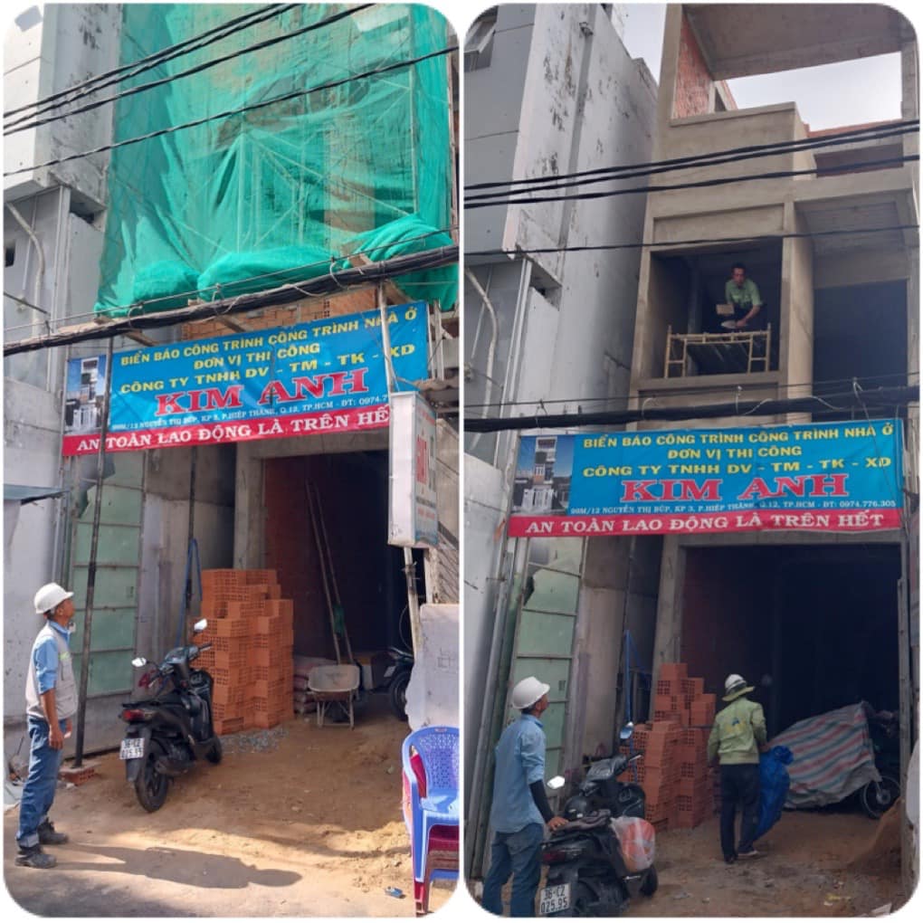 hình thức xây nhà phần thô