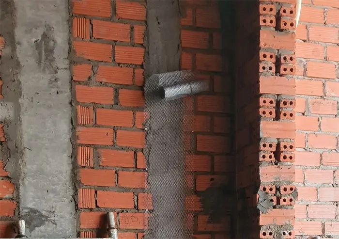 Tường bị nứt sau khi x&acirc;y