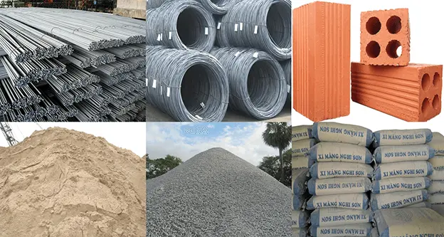 vật liệu th&ocirc; trong x&acirc;y dựng