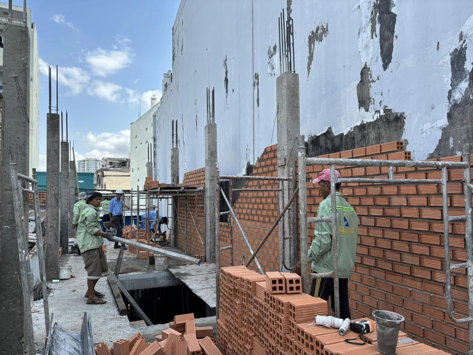 kỹ thuật xây tường gạch