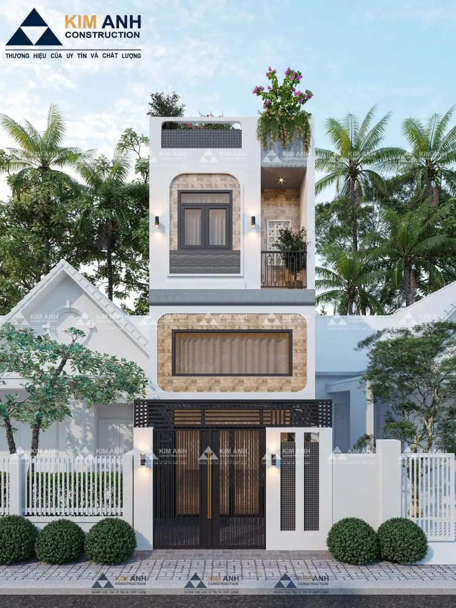 Mẫu nh&agrave; phố hiện đại