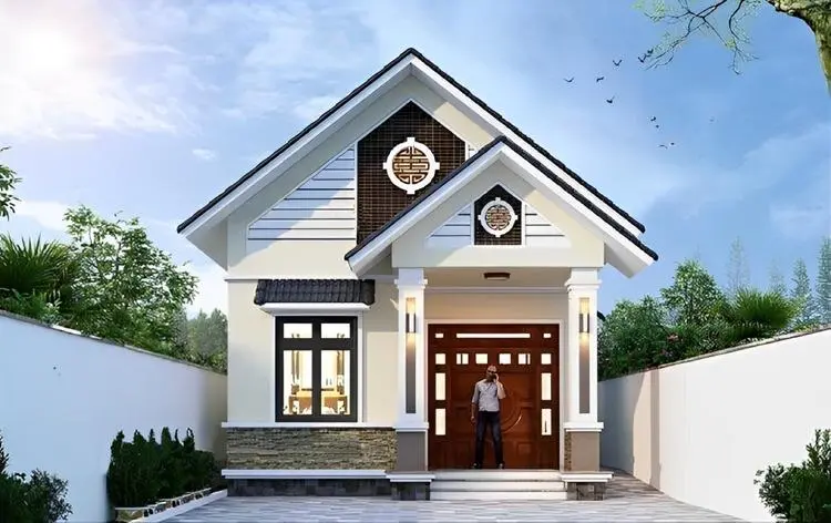 Mẫu nh&agrave; cấp 4 m&aacute;i Th&aacute;i