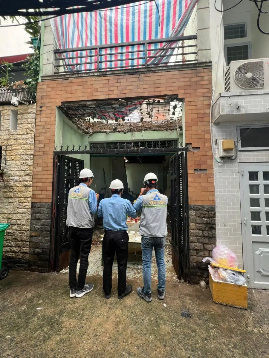 Xây Dựng Kim Anh cúng xin phép tháo dỡ