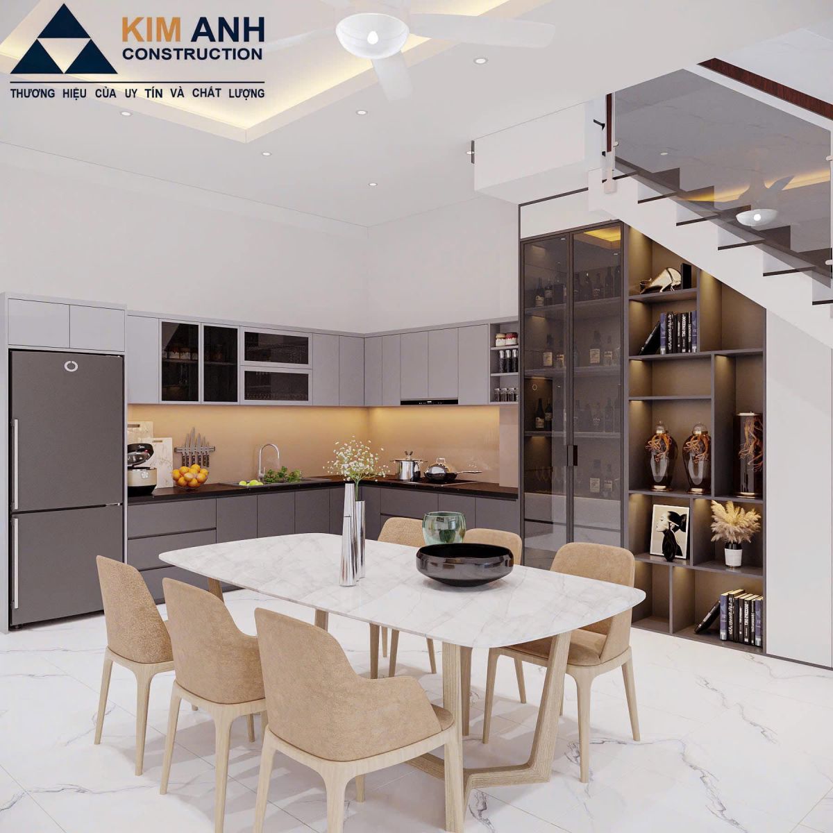 Hoàn thiện nhà bếp nhà phố tại Quận 4