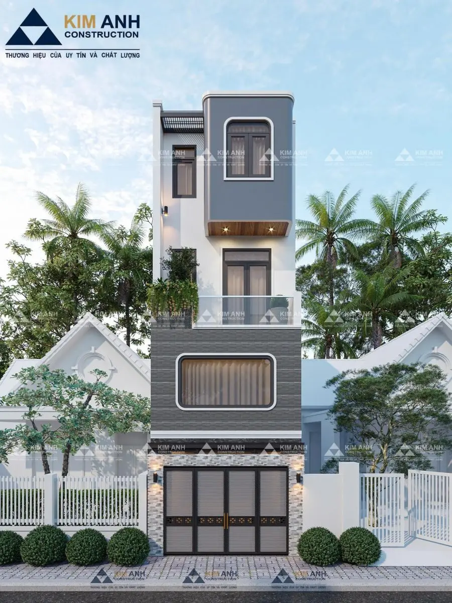 Một v&agrave;i mẫu nh&agrave; phố 60m2 đẹp, hiện đại