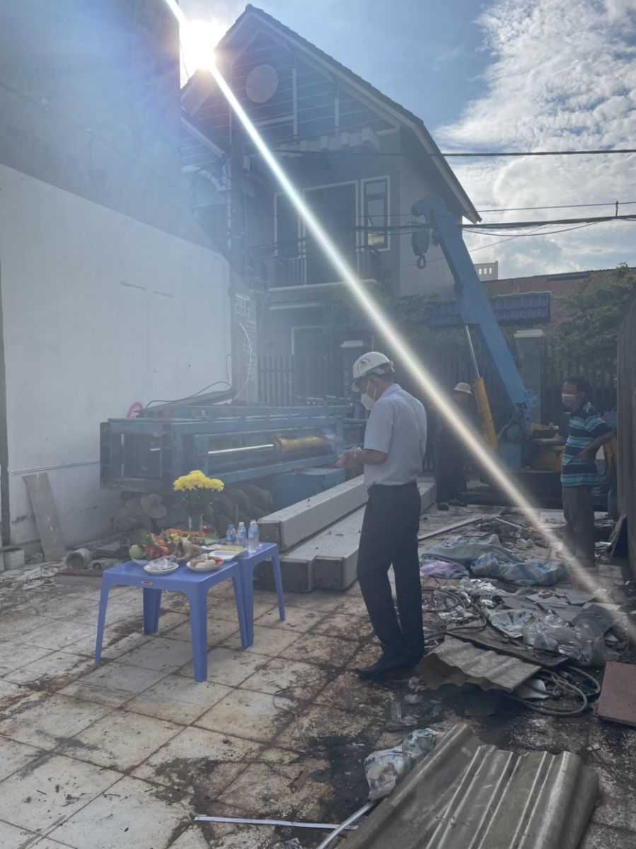 Động thổ ép cọc nhà trọn gói Quận 12 - Xây Dựng Kim Anh