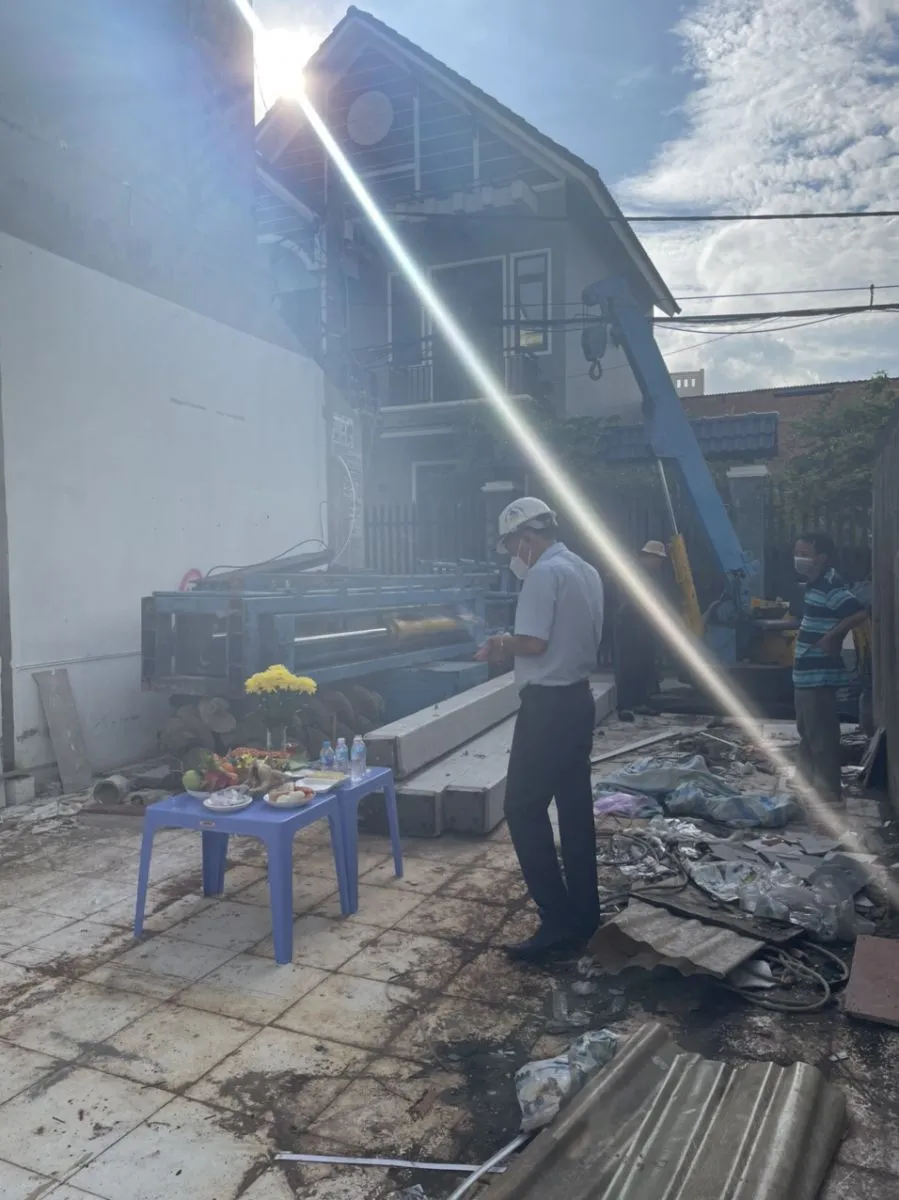 Động thổ &eacute;p cọc nh&agrave; trọn g&oacute;i Quận 12 - X&acirc;y Dựng Kim Anh