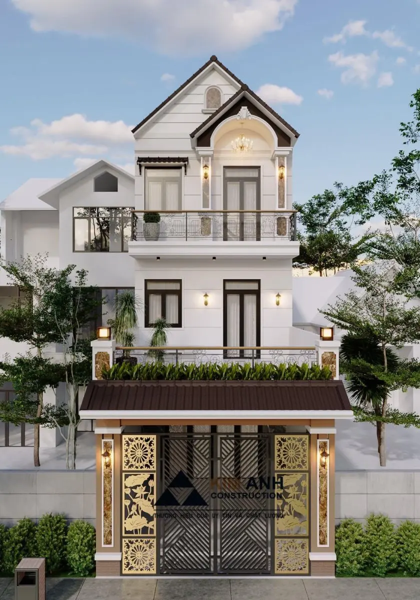 h&igrave;nh ảnh thiết kế dự &aacute;n 3 tầng m&aacute;i th&aacute;i tại dĩ an
