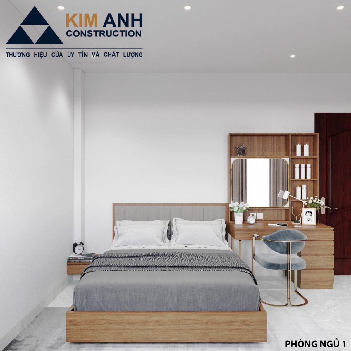 hình ảnh thiết kế dự án 3 tầng mái thái tại dĩ an