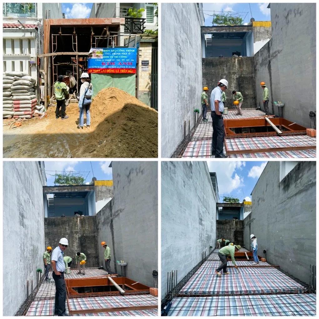 Thi công xây dựng nhà phố Quận Bình Thạnh - Xây Dựng Kim Anh