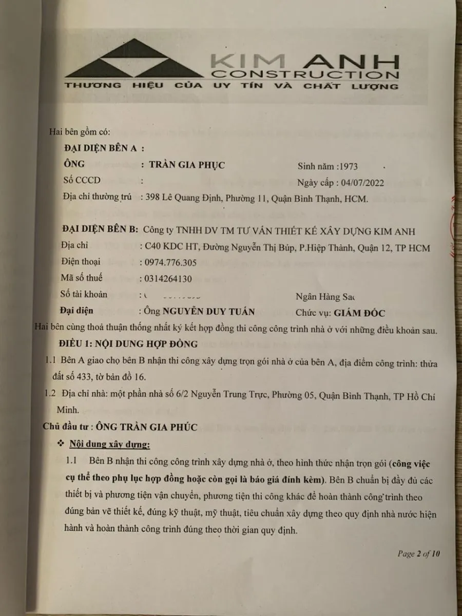 H&igrave;nh ảnh 1: Buổi k&yacute; kết hợp đồng trang trọng, khởi đầu cho h&agrave;nh tr&igrave;nh x&acirc;y tổ ấm.