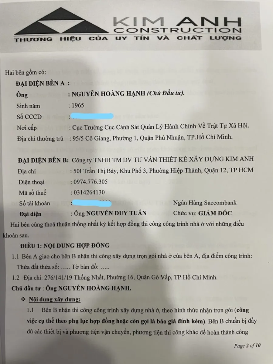 Giai đoạn chuẩn bị & k&yacute; kết