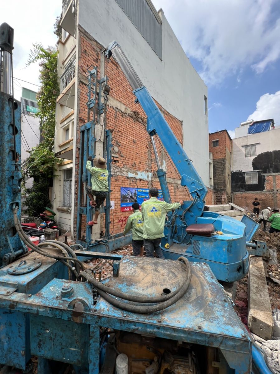 Ép cọc bê tông nhà trọn gói Phú Nhuận - Xây Dựng Kim Anh