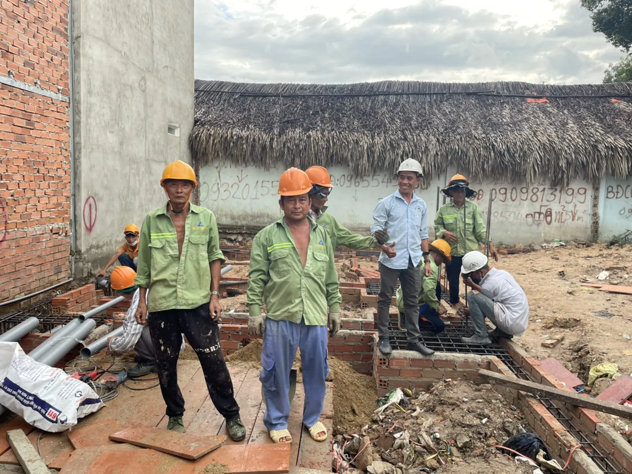 X&acirc;y tường nh&agrave; phố Long Trường Thủ Đức - X&acirc;y Dựng Kim Anh